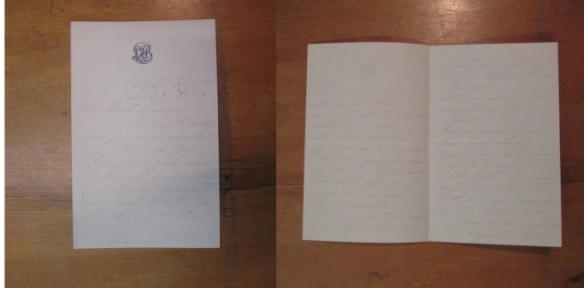 Letter written to Frances Willard and Lady Henry, July 23, 1893